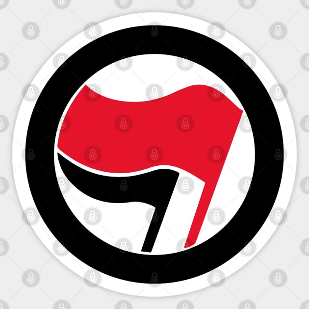 Proud Antifa Sticker by Fiends